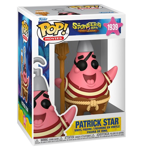 (Pre-Order) The SpongeBob Movie: Search for SquarePants Patrick Star Funko Pop! Vinyl Figure #1939